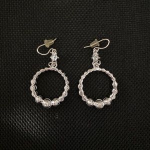Silver Circular earrings